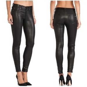 Rag and Bone lambskin leather jeans